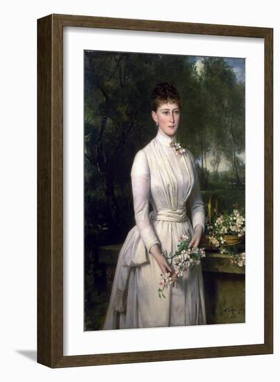 Portrait of Grand Duchess Elizaveta Fyodorovna, 1885-Carl Rudolph Sohn-Framed Giclee Print