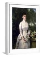 Portrait of Grand Duchess Elizaveta Fyodorovna, 1885-Carl Rudolph Sohn-Framed Giclee Print