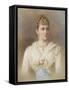 Portrait of Grand Duchess Elizaveta Fyodorovna-Stepan Fyodorovich Alexandrovsky-Framed Stretched Canvas