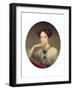Portrait of Grand Duchess Maria Alexandrovna (1824-188), C1850-Christina Robertson-Framed Giclee Print