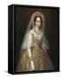 Portrait of Grand Duchess Maria Alexandrovna (1824-188), Future Empress of Russia, 1840s-Ivan Kosmich Makarov-Framed Stretched Canvas