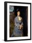 Portrait of Grand Duchess Maria Fyodorovna, Princess Dagmar of Denmark, (1847-192), 1874-Heinrich von Angeli-Framed Giclee Print