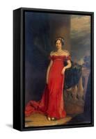 Portrait of Grand Duchess Maria Pavlovna of Russia, 1822-George Dawe-Framed Stretched Canvas