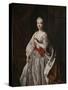 Portrait of Grand Duchess Natalya Alexeyevna of Russia, End 1720S-null-Stretched Canvas