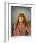 Portrait of Grand Duchess Olga Alexandrovna of Russia, 1893-Valentin Serov-Framed Giclee Print