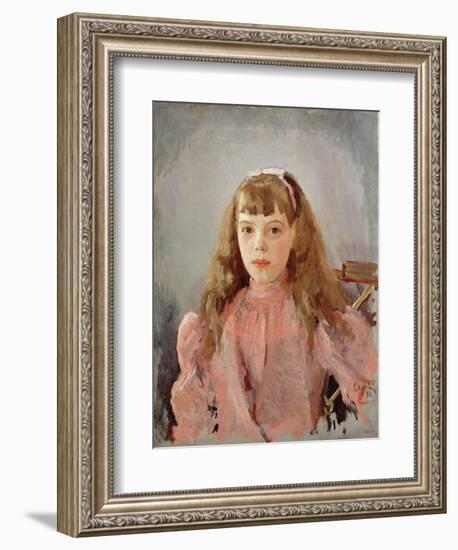 Portrait of Grand Duchess Olga Alexandrovna-Valentin Aleksandrovich Serov-Framed Giclee Print