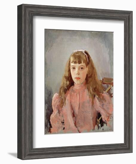 Portrait of Grand Duchess Olga Alexandrovna-Valentin Aleksandrovich Serov-Framed Giclee Print