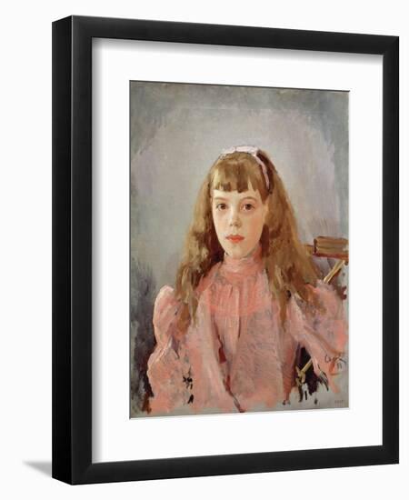 Portrait of Grand Duchess Olga Alexandrovna-Valentin Aleksandrovich Serov-Framed Giclee Print