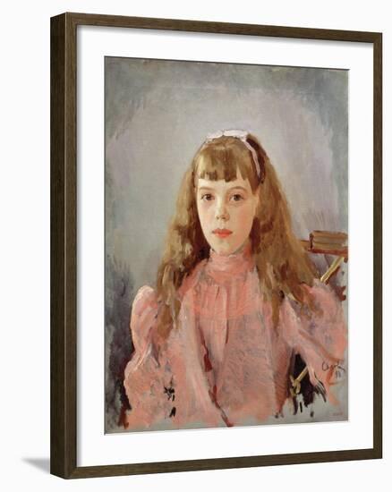 Portrait of Grand Duchess Olga Alexandrovna-Valentin Aleksandrovich Serov-Framed Giclee Print