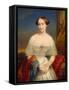 Portrait of Grand Duchess Olga Nikolaevna of Russia, (1822-189), Queen of Württemberg, 1848-Nicaise De Keyser-Framed Stretched Canvas