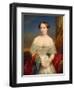 Portrait of Grand Duchess Olga Nikolaevna of Russia, (1822-189), Queen of Württemberg, 1848-Nicaise De Keyser-Framed Giclee Print