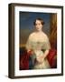 Portrait of Grand Duchess Olga Nikolaevna of Russia, (1822-189), Queen of Württemberg, 1848-Nicaise De Keyser-Framed Giclee Print
