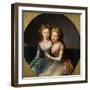 Portrait of Grand Duchesses Alexandra Pavlovna and Elena Pavlovna of Russia, 1796-Elisabeth Louise Vigee-LeBrun-Framed Giclee Print