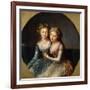 Portrait of Grand Duchesses Alexandra Pavlovna and Elena Pavlovna of Russia, 1796-Elisabeth Louise Vigee-LeBrun-Framed Giclee Print