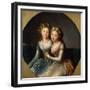 Portrait of Grand Duchesses Alexandra Pavlovna and Elena Pavlovna of Russia, 1796-Elisabeth Louise Vigee-LeBrun-Framed Giclee Print