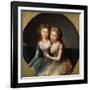 Portrait of Grand Duchesses Alexandra Pavlovna and Elena Pavlovna of Russia, 1796-Elisabeth Louise Vigee-LeBrun-Framed Giclee Print