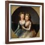 Portrait of Grand Duchesses Alexandra Pavlovna and Elena Pavlovna of Russia, 1796-Elisabeth Louise Vigee-LeBrun-Framed Giclee Print