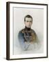 Portrait of Grand Duke Alexander Alexandrovich, Later Tsar Alexander III, 1861-Andrei Franzovich Belloli-Framed Giclee Print