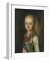 Portrait of Grand Duke Alexander Pavlovich (Alexander) as Child-Johann-Baptist Lampi the Younger-Framed Giclee Print