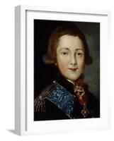 Portrait of Grand Duke Alexander Pavlovich of Russia-null-Framed Giclee Print