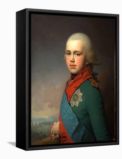 Portrait of Grand Duke Constantine Pavlovich of Russia (1779-183), 1795-Vladimir Lukich Borovikovsky-Framed Stretched Canvas