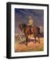 Portrait of Grand Duke Nikolai Nikolayevich on Horseback, 1910S-Nikolai Semyonovich Samokish-Framed Giclee Print