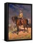 Portrait of Grand Duke Nikolai Nikolayevich on Horseback, 1910S-Nikolai Semyonovich Samokish-Framed Stretched Canvas