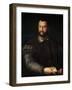 Portrait of Grand Duke of Tuscany Cosimo I De' Medici, (1519-157), after 1560-Agnolo Bronzino-Framed Giclee Print