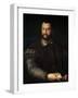 Portrait of Grand Duke of Tuscany Cosimo I De' Medici, (1519-157), after 1560-Agnolo Bronzino-Framed Giclee Print