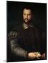 Portrait of Grand Duke of Tuscany Cosimo I De' Medici, (1519-157), after 1560-Agnolo Bronzino-Mounted Giclee Print