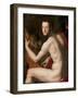 Portrait of Grand Duke of Tuscany Cosimo I De' Medici (1519-157) as Orpheus, Ca 1537-Agnolo Bronzino-Framed Giclee Print