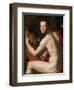 Portrait of Grand Duke of Tuscany Cosimo I De' Medici (1519-157) as Orpheus, Ca 1537-Agnolo Bronzino-Framed Giclee Print