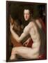 Portrait of Grand Duke of Tuscany Cosimo I De' Medici (1519-157) as Orpheus, Ca 1537-Agnolo Bronzino-Framed Giclee Print