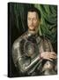 Portrait of Grand Duke of Tuscany Cosimo I De' Medici (1519-157) in Armour-Agnolo Bronzino-Stretched Canvas