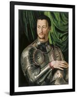 Portrait of Grand Duke of Tuscany Cosimo I De' Medici (1519-157) in Armour-Agnolo Bronzino-Framed Giclee Print