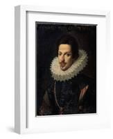 Portrait of Grand Duke of Tuscany Cosimo II De' Medici, 17th Century-Justus Sustermans-Framed Giclee Print