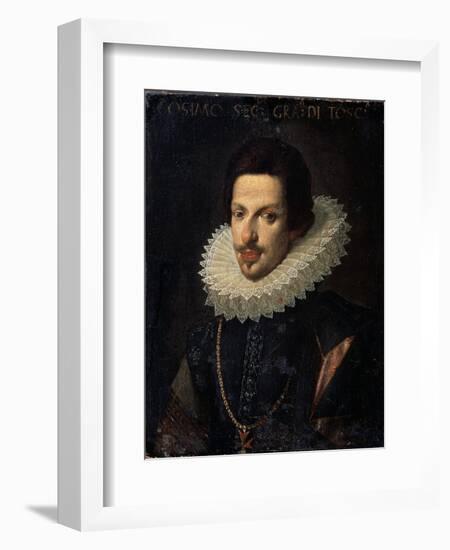 Portrait of Grand Duke of Tuscany Cosimo II De' Medici, 17th Century-Justus Sustermans-Framed Giclee Print