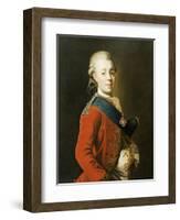 Portrait of Grand Duke Paul Petrovich (Future Tsar Paul I)-Alexander Roslin-Framed Giclee Print