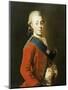 Portrait of Grand Duke Paul Petrovich (Future Tsar Paul I)-Alexander Roslin-Mounted Giclee Print