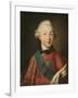 Portrait of Grand Duke Pavel Petrovich (1754-180), 1765-Alexei Petrovich Antropov-Framed Giclee Print