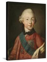 Portrait of Grand Duke Pavel Petrovich (1754-180), 1765-Alexei Petrovich Antropov-Stretched Canvas