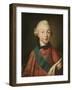 Portrait of Grand Duke Pavel Petrovich (1754-180), 1765-Alexei Petrovich Antropov-Framed Giclee Print