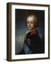 Portrait of Grand Duke Pavel Petrovich, (1754-180), Late 18th Century-Jean Louis Voille-Framed Giclee Print