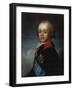 Portrait of Grand Duke Pavel Petrovich, (1754-180), Late 18th Century-Jean Louis Voille-Framed Giclee Print