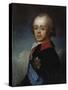 Portrait of Grand Duke Pavel Petrovich, (1754-180), Late 18th Century-Jean Louis Voille-Stretched Canvas