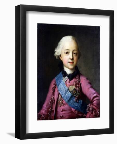 Portrait of Grand Duke Pavel Petrovich (1754-180)-Vigilius Erichsen-Framed Giclee Print