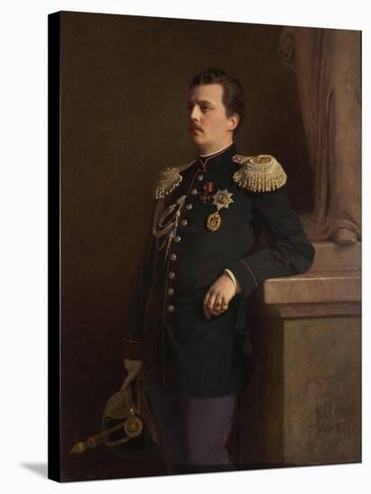 Portrait of Grand Duke Vladimir Alexandrovich of Russia (1847-190), 1880S-Ivan Nikolayevich Kramskoi-Stretched Canvas