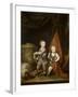 Portrait of Grand Dukes Alexander Pavlovich and Constantine Pavlovich, as Children, 1781-Richard Brompton-Framed Giclee Print