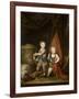 Portrait of Grand Dukes Alexander Pavlovich and Constantine Pavlovich, as Children, 1781-Richard Brompton-Framed Giclee Print