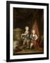 Portrait of Grand Dukes Alexander Pavlovich and Constantine Pavlovich, as Children, 1781-Richard Brompton-Framed Giclee Print